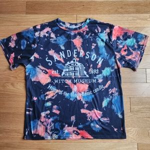 Sanderson Witch Museum Tie Dyed Short Sleeve T-Shirt Unisex 2XL